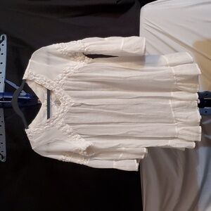 White shirt, dress, cover up, or nightshirt you decide! feminine & oh so  Boho!